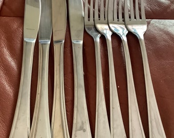 Farberware Stainless Steel Flatware Great Condition 8 Pieces -  Denmark