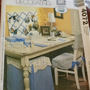 McCalls 4897 | Home Decorating Office Accessories Pattern | uncut | blotter, pencil cup, envelope caddy, memo board, storage boxes