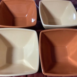 Sir la Table made in Portugal 5” Square Ceramic Bowls | Set of 4 | Excellent condition