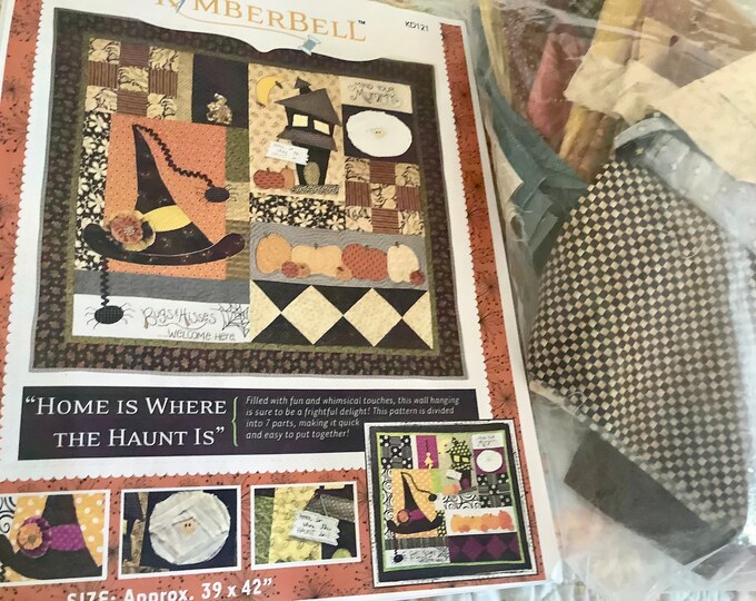 Kimberbell home is Where the Haunt Is Wallhanging Kit Pattern and