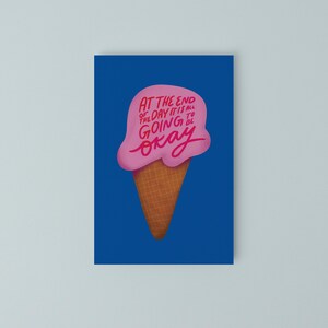 Carte d'inspiration - Encouragement de la santé mentale à imprimer
