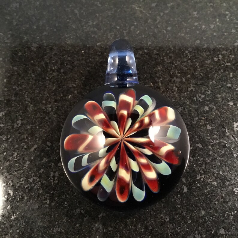 Glass Implosion Pendant Bead Majestic Arts Image 0