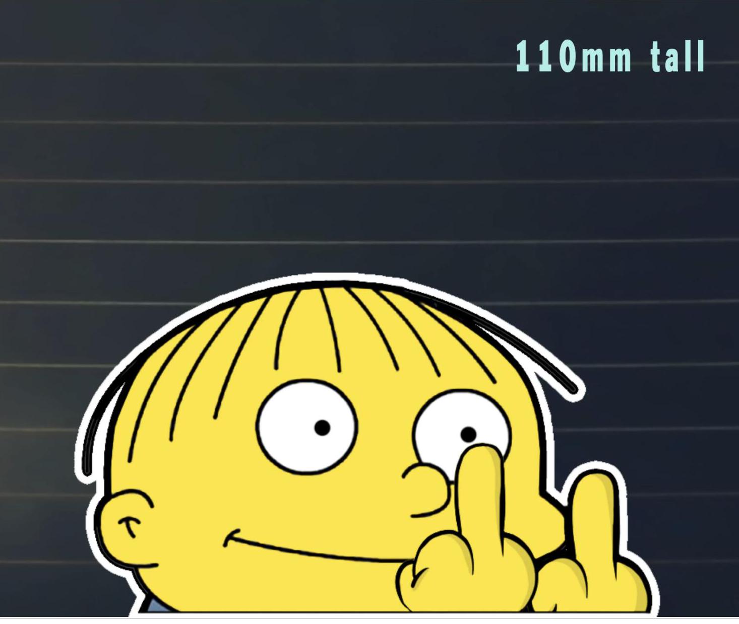 Sticker Ralph Wiggum - Etsy Australia