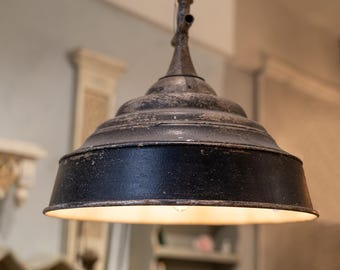 Vintage Metal Hanging Lamp Industrial Style Hanging Lamp Cafe Lamp Restaurant Lamp Farmhouse Lamp Metal Lamp Shade Vintage Home Lighting