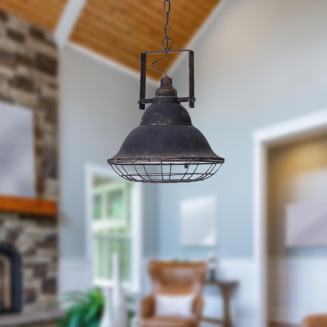 Titan Size-1 ペンダントライト・マットブラック | Original BTC｜照明のライティングファクトリー ブラック インダストリアル  スタイル メタル ペンダント ライト シングル ファームハウス ペンダント ライト 器具 ダイニング ル