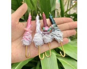 1Pcs Miniature umbrella , miniature dollhouse, polymer clay food model, mini food model for dolls, mini bake