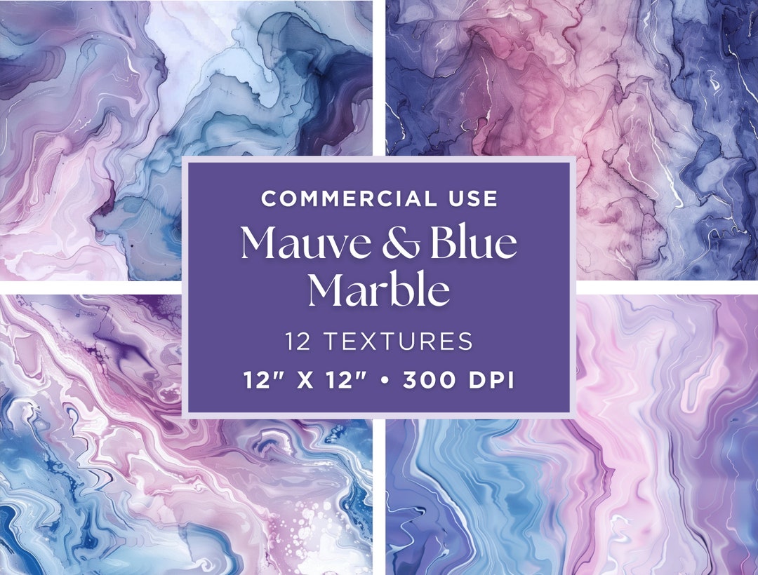 Purple and Turquoise Digital Paper, Pastel Blue Purple Digital Papers ...