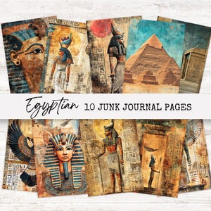 Ancient Egypt Junk Journal | Egyptian Junk Journal | Travel Junk Journal Pages | Junk Journal Printable