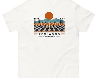 Redlands, Unisex Graphic T-shirt, California, Minimalist Graphic T-shirt, Comfort T-Shirt, Local City Pride, City Rep Tee, City, Local