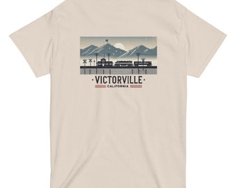 Victorville, Unisex Graphic T-shirt, California, Minimalist Graphic T-shirt, Comfort T-Shirt, Local City Pride, City Rep Tee, Victor Valley