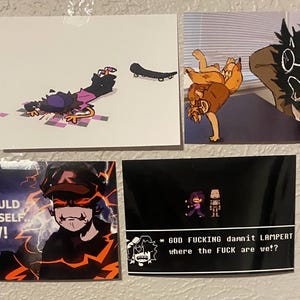 Regretevator Character Prints - Multiple Options!