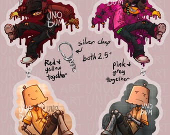 Llavero de Regretevator Infected y Lampert