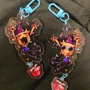 Regretevator Party Noob/Poob Keychain