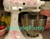 Pyrex Pink Gooseberry Vinyl Decals for your Kitchen aid Mixer