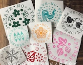 Leave No Pyrex behind decal Pyrex inspired Butterprint, Gooseberry, Friendship, Butterfly Gold, Blue Eyes Decals great for yeti, mugs cars