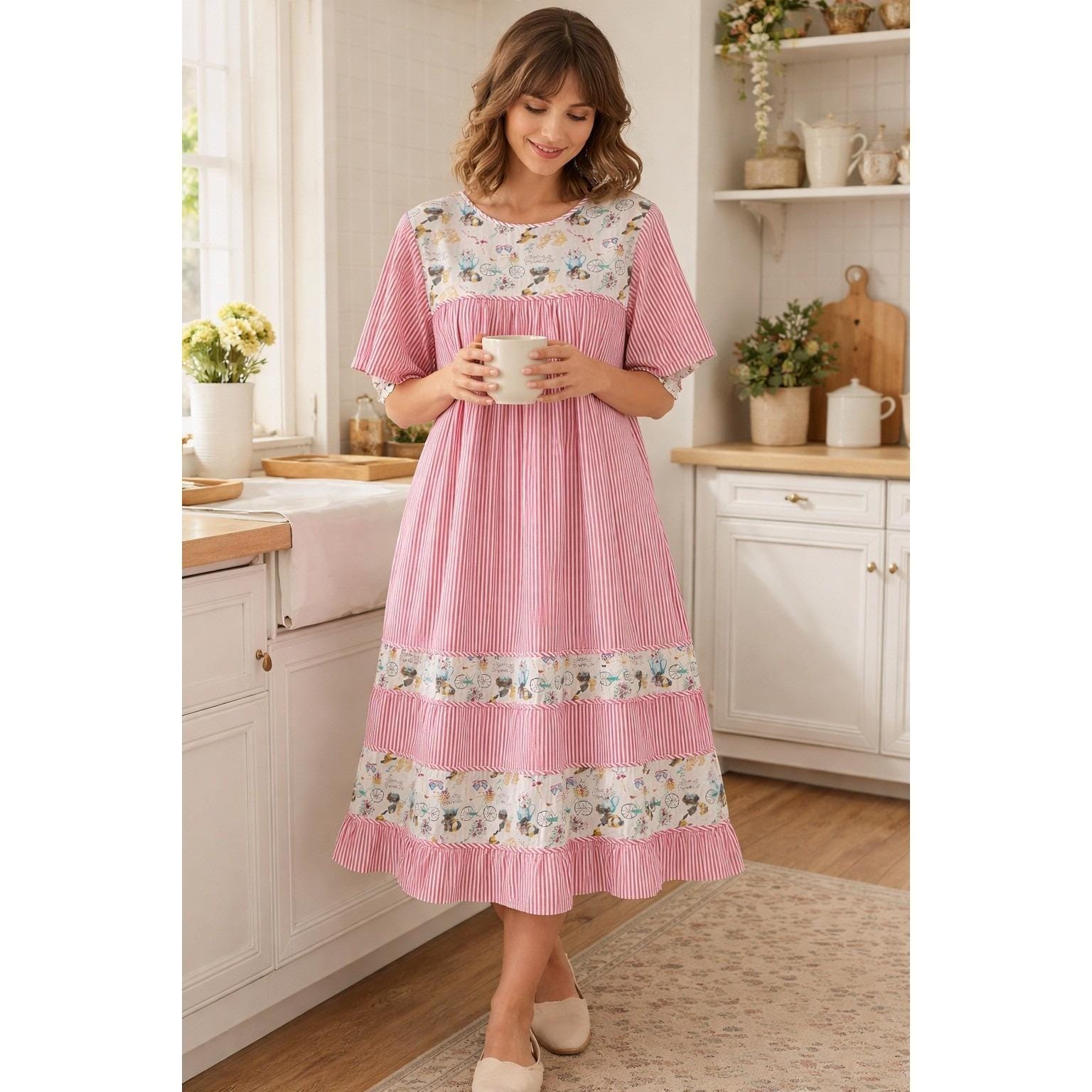Cotton Muumuu Dress - Etsy