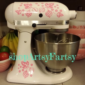Vintage Pyrex Inspired Vinyl Decals for your Kitchen aid Mixer
