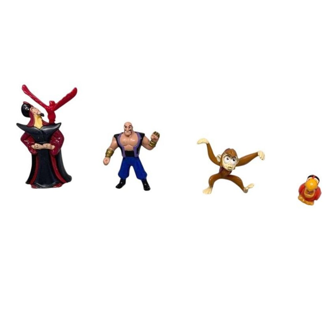 Vintage Disney Aladdin Figure Lot Jafar Iago Abu Razoul Burger King ...