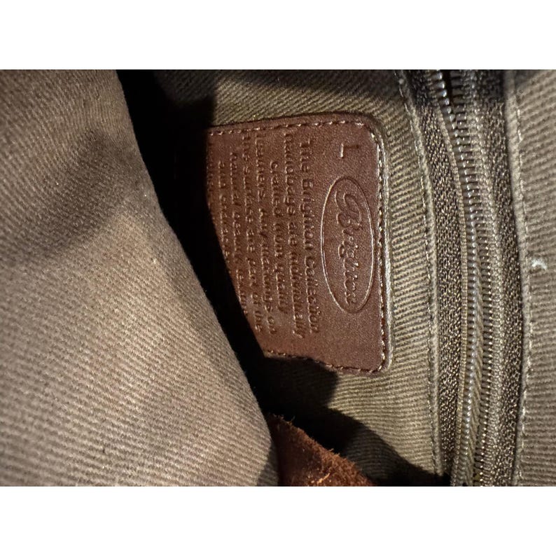 Brighton Brown Leather Croc Embossed Crossbody Bag Silver Filigree Heart Charm image 10