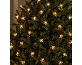 Vtg Noel 100 Multi-Star Lights Clear 5-Way Flashing Indoor Outdoor Atomic Star