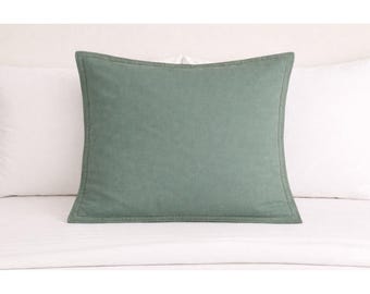 Lauren Ralph Lauren LRL Home Coastal Sea Mist Green Kussensloop NWOT 25"x24"