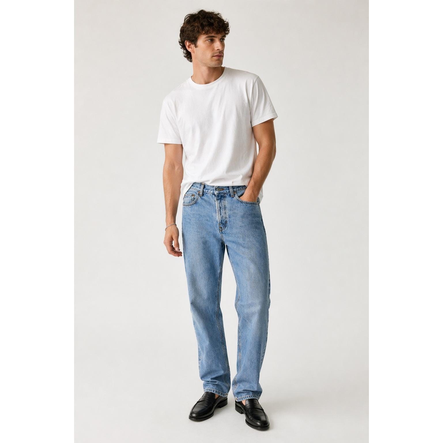 Vintage GAP Blue Jeans No 14 Made USA Mens 34x32 Light Wash Denim 