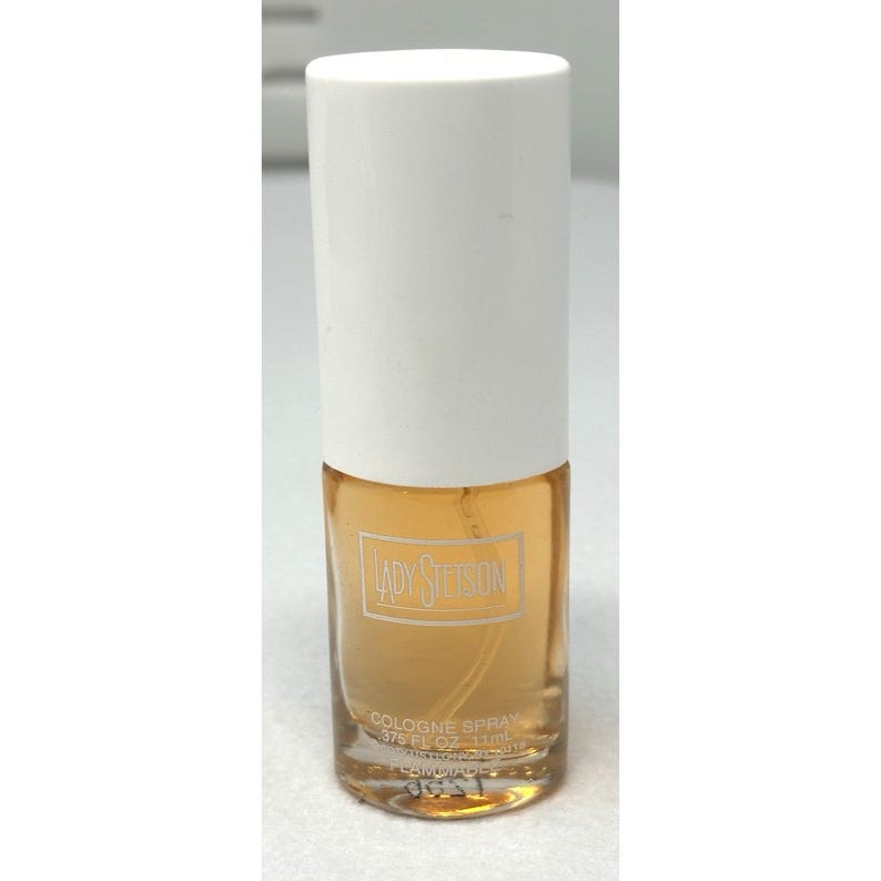 Vintage Lady Stetson by Coty Cologne Spray .375 Travel Size Mini 80% FULL image 1