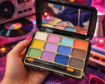 Vintage 80s Fmax De Luxe 12 Color Eyeshadow Palette Style 702 New In Box 0.53oz