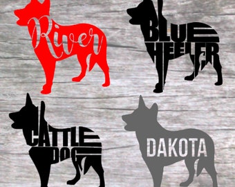 Blue Heeler / Cattle Dog Decal