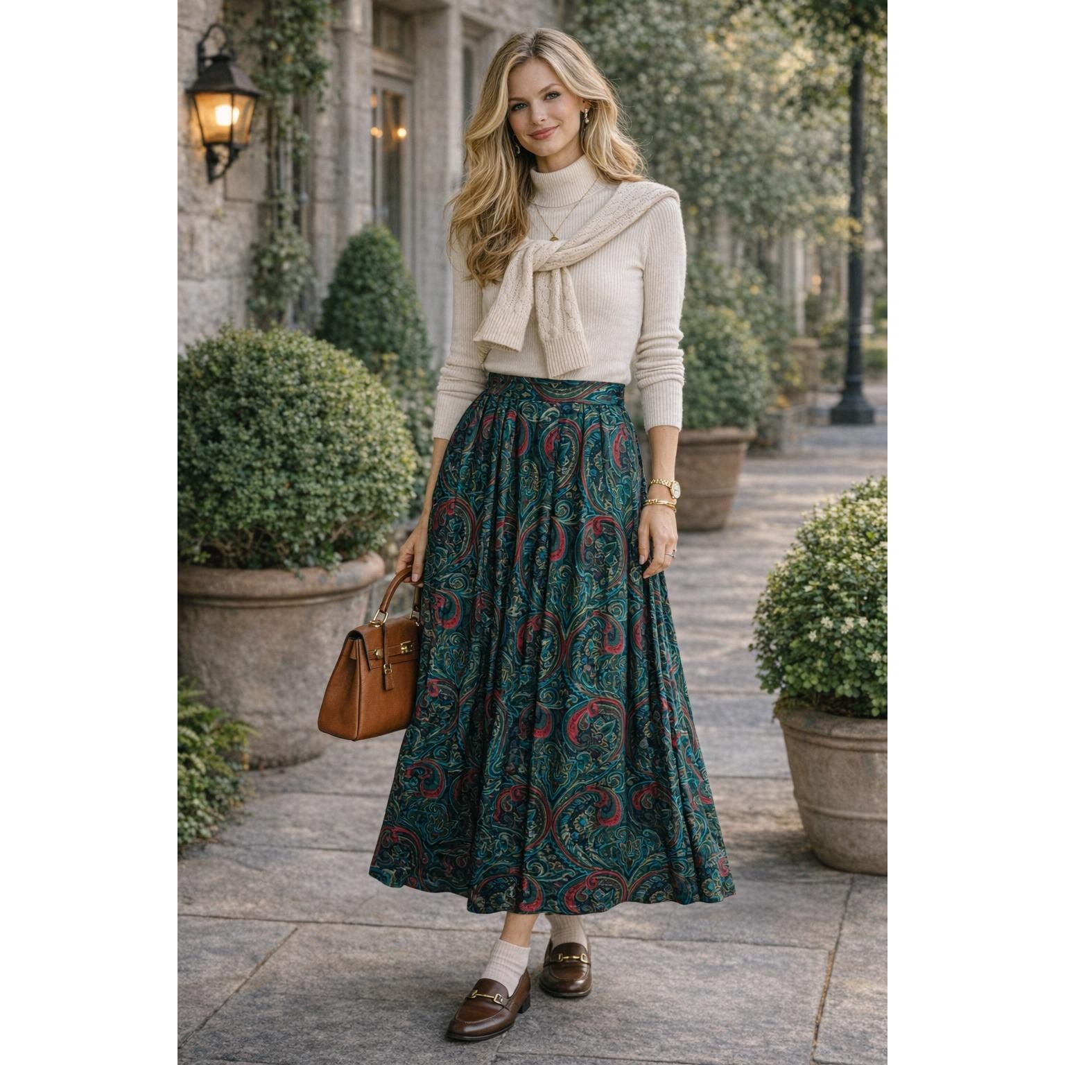 Ralph Lauren Paisley Skirt - Etsy display picture 1