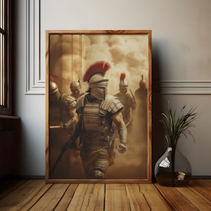 Alternative History Roman Legionary Poster, Alternate History Ancient Rome, Modern Roman Empire Uchronia, Modern Roman Soldier Art