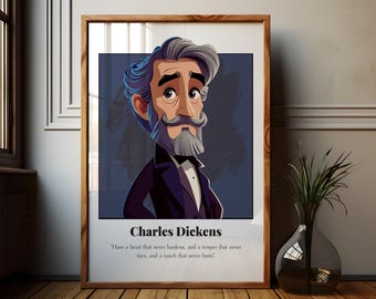 Charles Dickens Quote Poster: Literary Inspiration