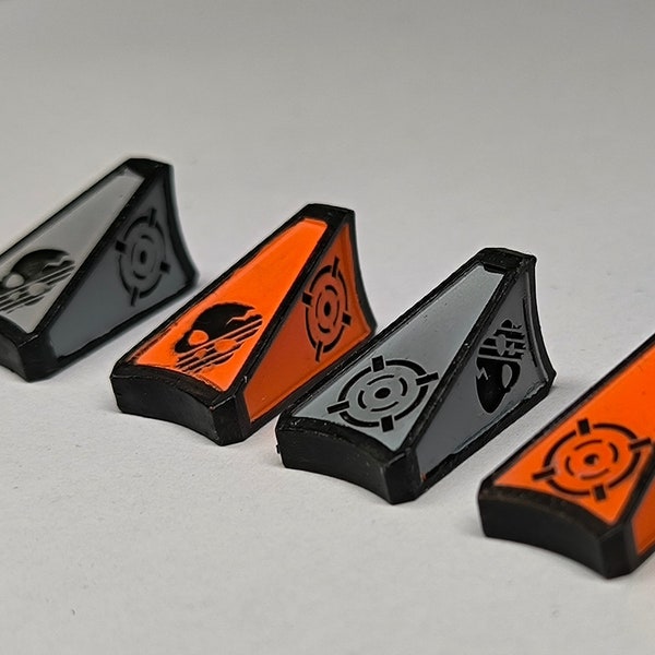Alternative order tokens compatible with Kill Team (set of 15 tokens)