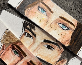 Shatter Me Watercolor Bookmarks || Handmade