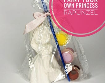Princess Rapunzel Plaster Paint Kit: Princess Party Favor Craft