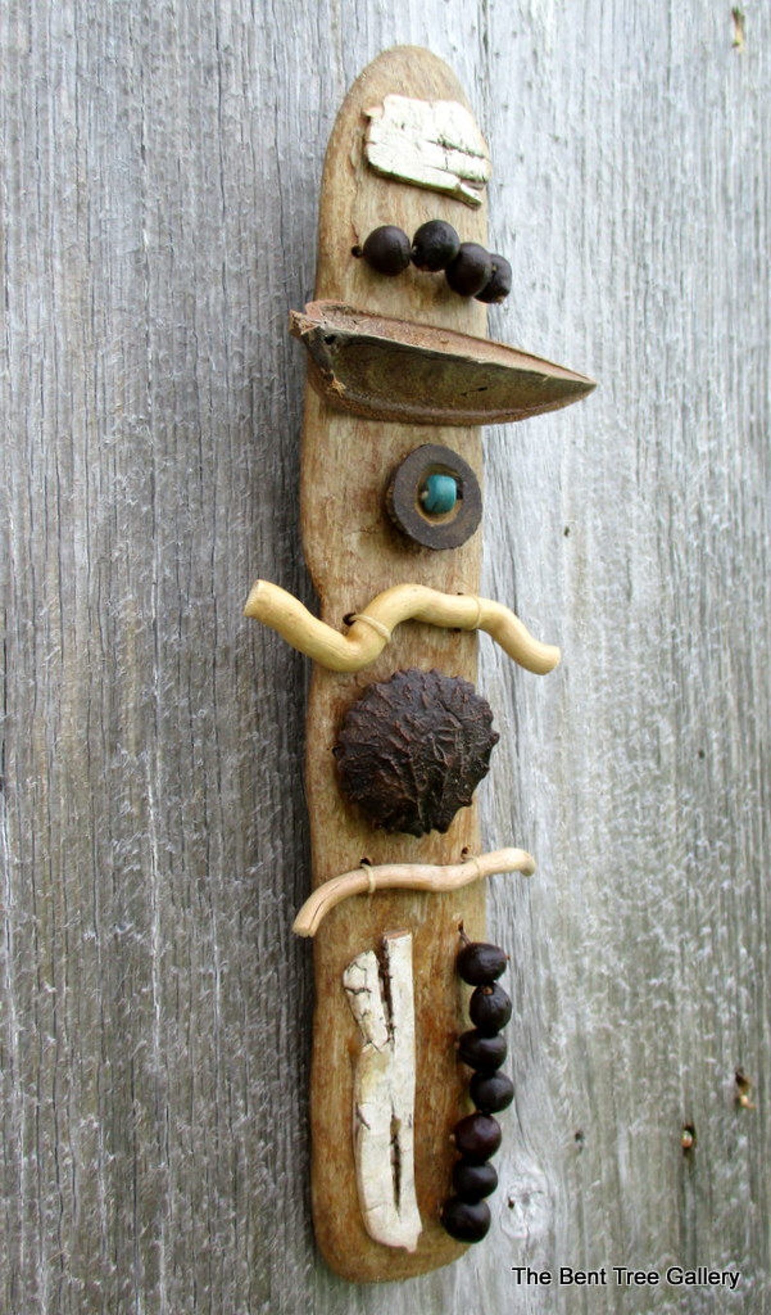 Nature Embellished Wall Art by the Bent Tree Gallery OOAK Etsy