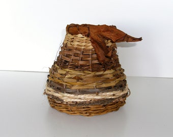 Natural Basket in Shades of Brown