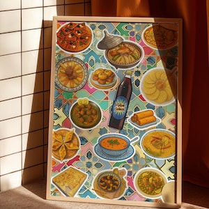 Algerian Cuisine Art Print | A4/A3 Photographic Paper