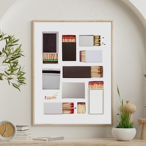 Matchbox Template | Custom Art Print | Personalized Matchbox Template | Blank Matchbox Template
