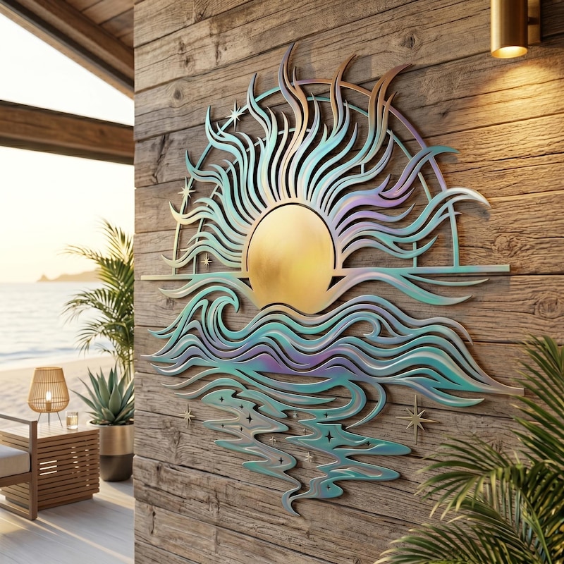 Coastal Metal Wall Art - Etsy