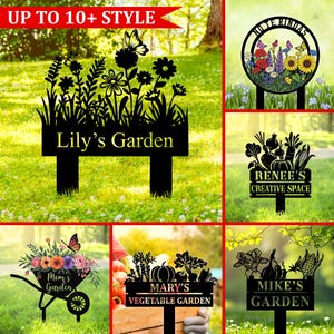 Custom Vegetable Garden Decor, Personalized Garden Stake, Outdoor Plant Marker, Mom&#39;s Garden Sign,Vegetable Garden,Flowers Sign,Welcome Sign