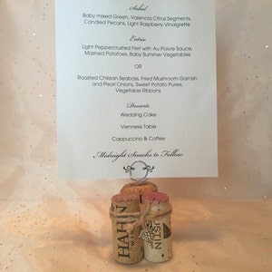 Wine Cork Place Card Holders Party Favors Set of 10 for Weddings ...