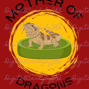 Mother of Dragons Digital Art Screensaver for Kobo Libra Color E-Reader