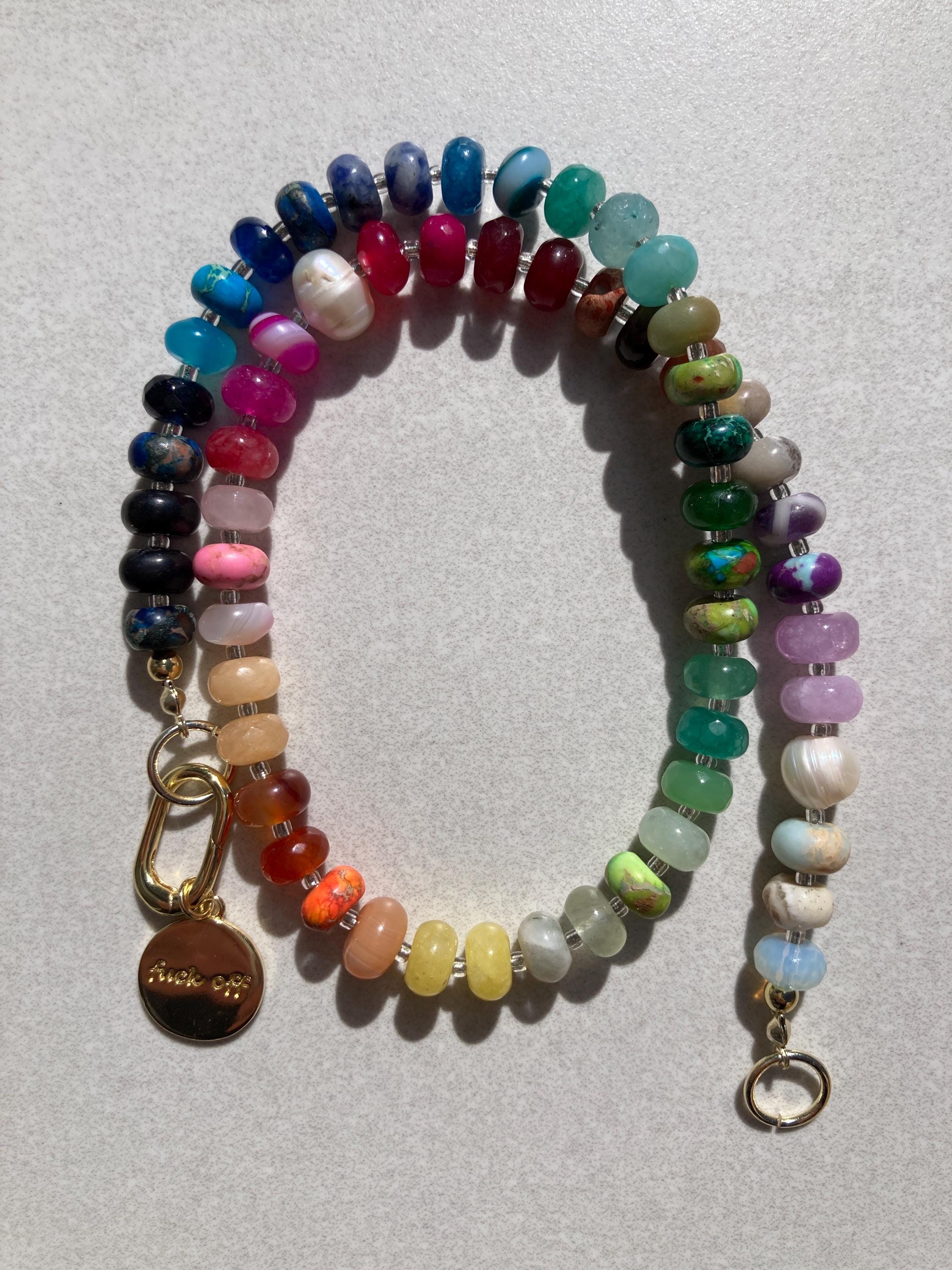 The Rainbow Sugar Gemstone Necklace main image 0