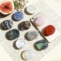 Natural Marble Magnetic Phone Grip, Real Stone Phone Grip,Magnetic Base,Cute Kindle Grip,Natural Stone Magnetic Phone Grip,Cell phone holder