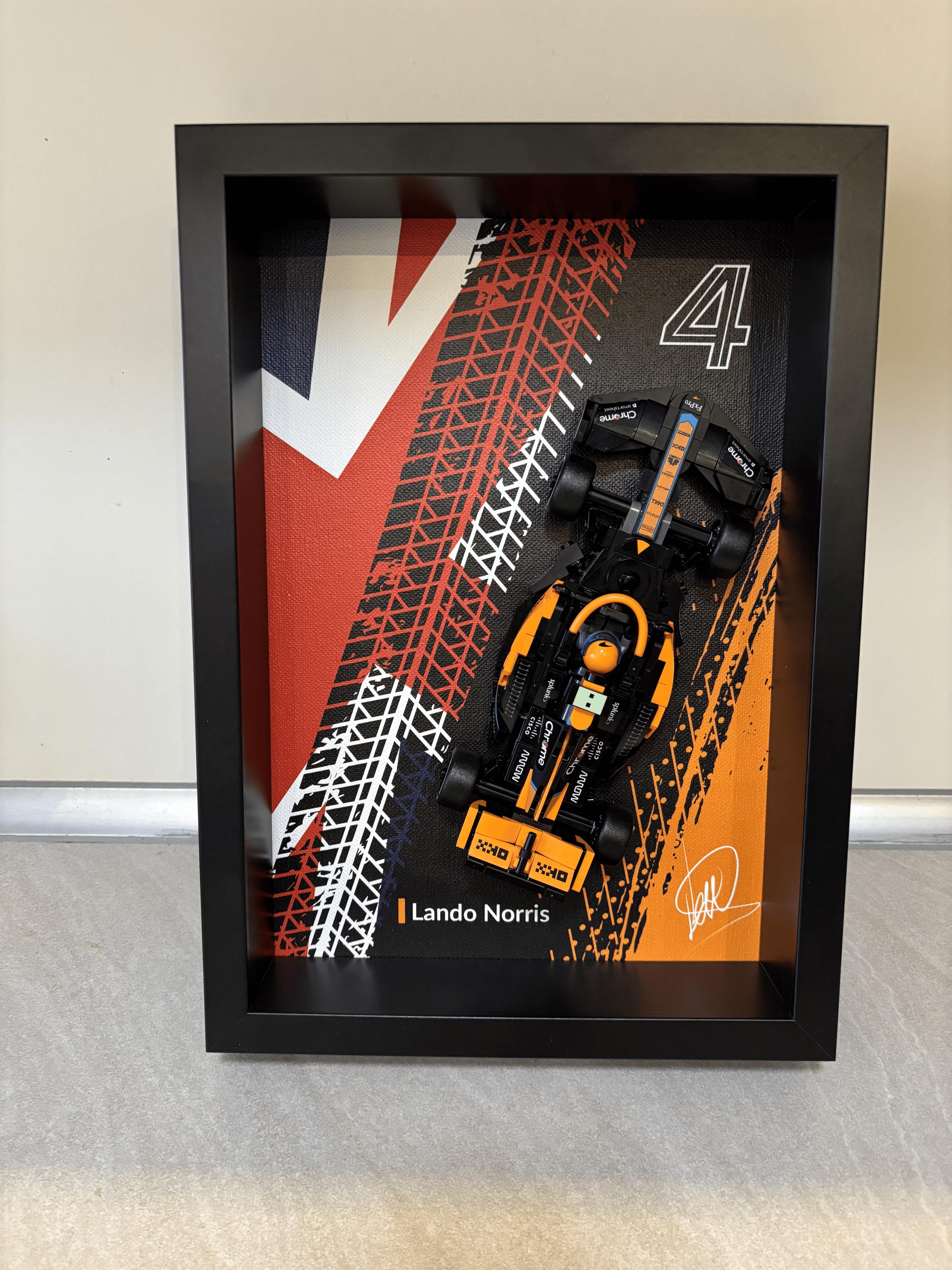 コードマスターズ codemasters　タイヤマーカー　F1 2010　非売品 Exclusive F1 Display Frame for LEGO Mclaren - Lando Norris Edition