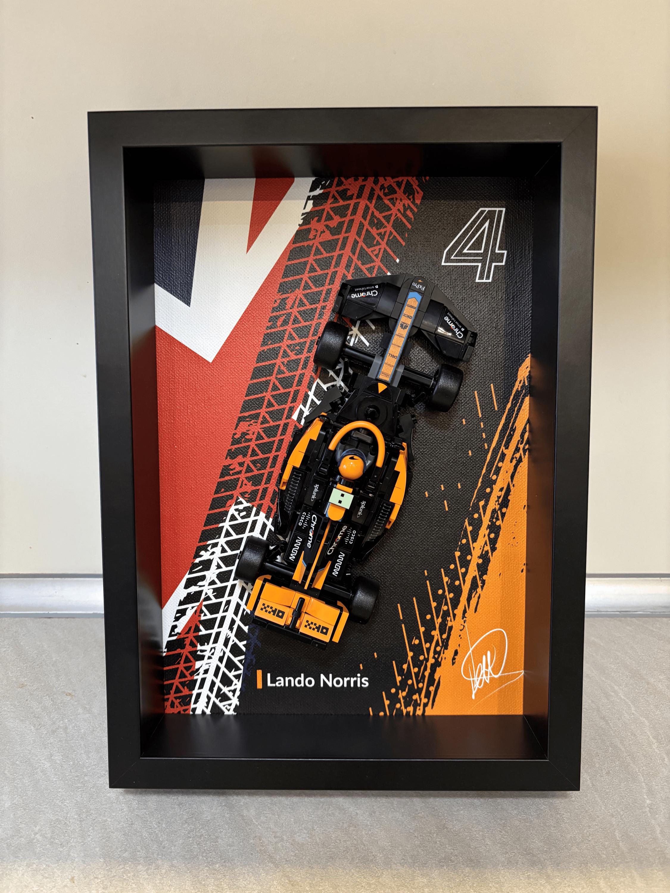 Exclusive F1 Display Frame for LEGO Mclaren - Lando Norris Edition