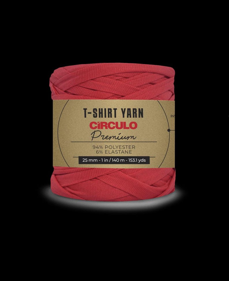 Circulo Premium T-shirt Yarn for Crocheting and Knitting, Bulk Yarn 140m/270g - Leo Hobby