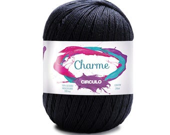 Circulo CHARME 100 % bomullsgarn för virkning och stickning, 396 m/150 g