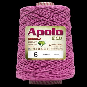 Círculo Apolo Eco 4/6 – Cotton Macramé Cord Yarn (627 m / 600 g)